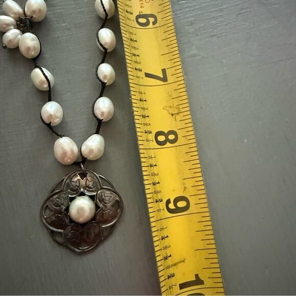 Silpada 925 Sterling Silver Pearls Necklace - Picture 6 of 9